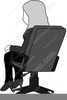 Man At Desk Clipart Image