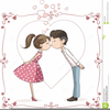 Couple On Date Clipart Image