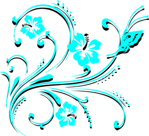 Butterfly Scroll Clip Art