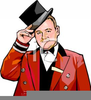 Tipping Hat Clipart Image