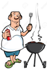 Barbecuing Clipart Image