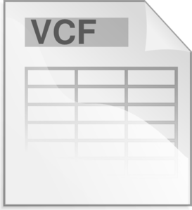 Vcffile Clip Art