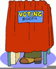 Clipart Voting Booth Image