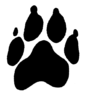 Free Clipart Puppy Paw Prints Image