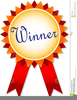 Winning Ribbons Clipart Image