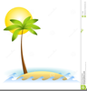 Clipart Palm Tree Ocean Image