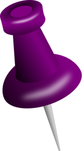 Purple Tack Clip Art