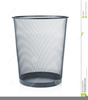 Trash Can Clipart Black And White Image