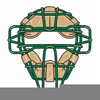 Free Baseball Catcher Clipart Image