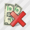 Icon Money Delete Image