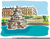 Versailles Palace Clipart Image