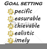 Setting Goal Clipart Image