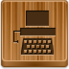 Free Wood Button Typewriter Image