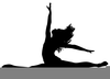 Dance Splits Clipart Image