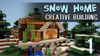 Minecraft Snowy House Image