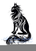 Maine Coon Cat Clipart Image