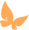 Orange.butterfly Clip Art