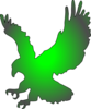 Green Eagle Clip Art