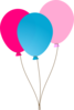 Girl Ballons Clip Art