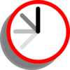 Ticking Clock Frame 7 Clip Art