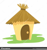 Straw House Clipart Image