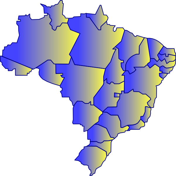 Mapa Do Brasil Clip Art At Clker Com Vector Clip Art Online Royalty
