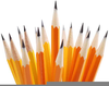 Thinking Pencils Clipart Image