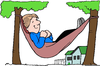 Clipart Of Someone Resting Image