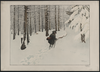 [a Man Walking In The Snow]  / Engelhart, 1904. Image