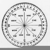 Clipart Compass With Degrees Image