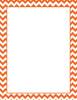 Orange Chevron Border Image