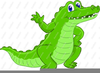 Valentine Gator Clipart Image