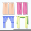 Show Curtains Clipart Image