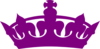 Purple Crown2 Clip Art