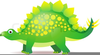 Free Cartoon Dinosaur Clipart Image