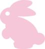 Pink Bunny Clip Art