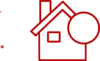 Red House Square Transparent Clip Art