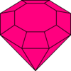 Pink Gem 2 Clip Art