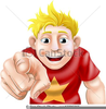 Man Pointing Clipart Image