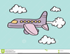 Airplane Cartoon Clipart Image