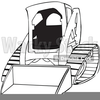 Color Skid Steer Clipart Image