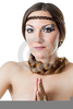 Body Painting Model Clipart Image