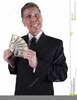 Happy Businessman Clipart Image