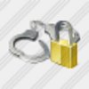 Icon Handcuffs Locked Image