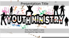 Youth At Church Clipart Image