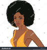 Afro Woman Clipart Image