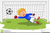 Soccer Goal Keeper Clipart Image