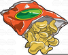 Bag Of Potato Chip Clipart Image