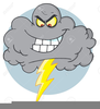 Clipart Of A Thunderbolt Image