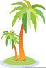 Palm Tree Animated Clipart Image